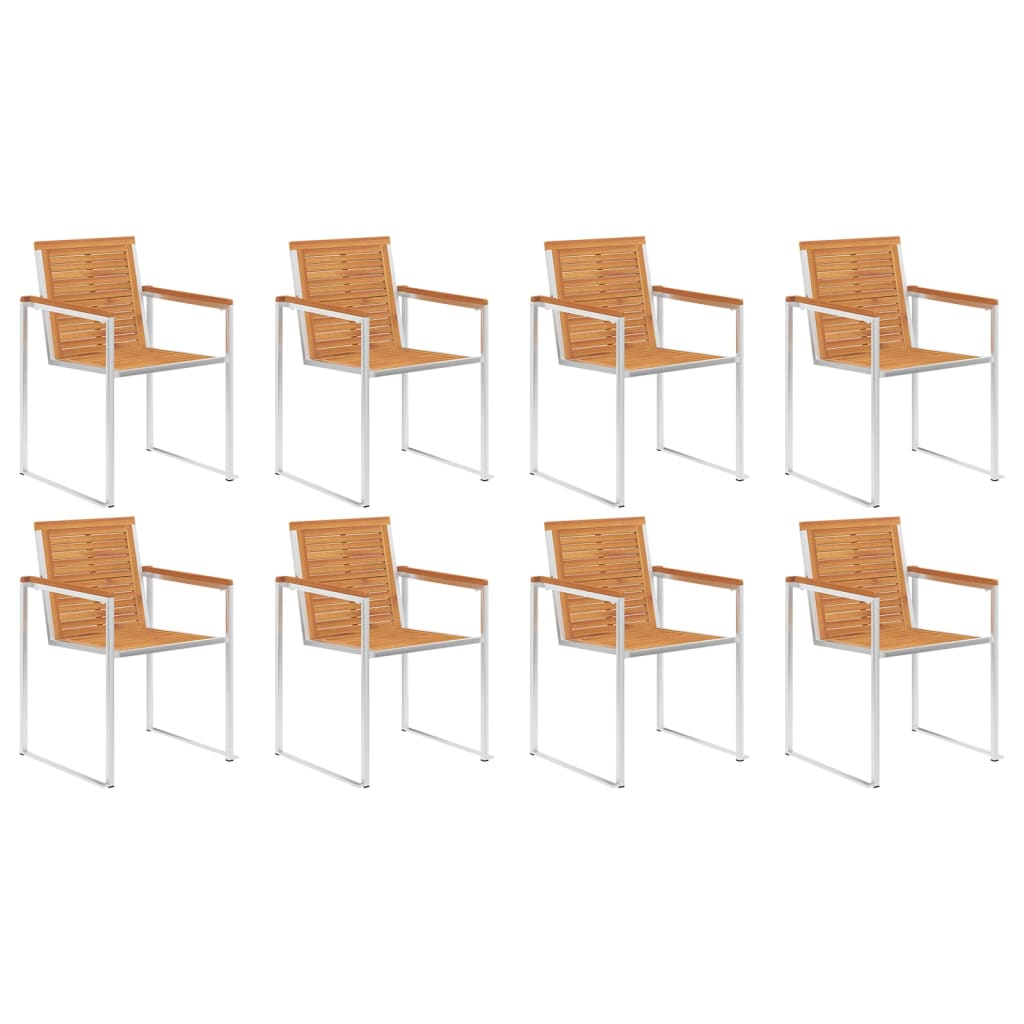 Tuinstoelen Met Kussens Massief Acaciahout 8