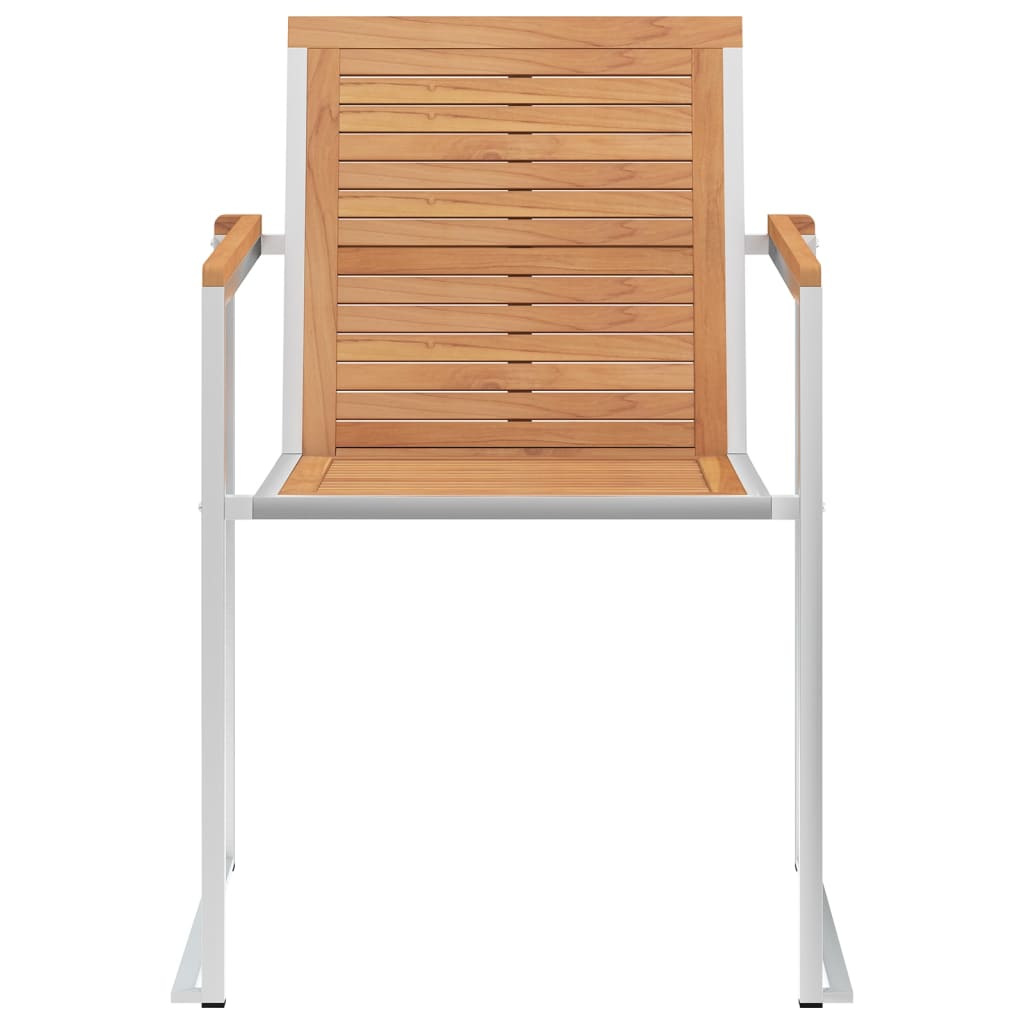 Tuinstoelen 6 St Met Kussens Massief Teakhout Zwart