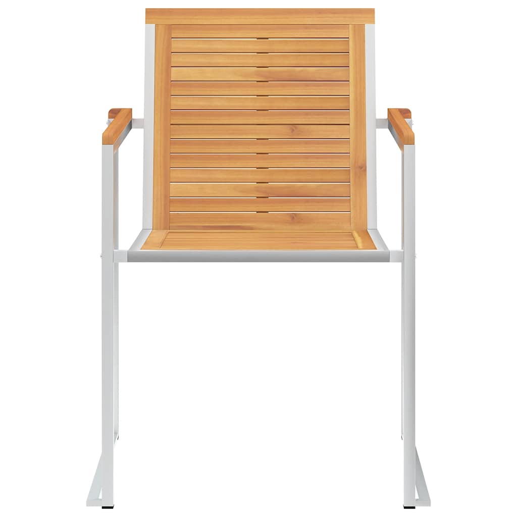 Tuinstoelen 8 St Met Kussens Massief Teakhout Zwart