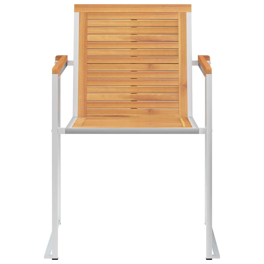 Tuinstoelen 8 St Met Kussens Massief Teakhout koningsblauw