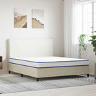 Matras 200x180x17 cm wit PU schuim