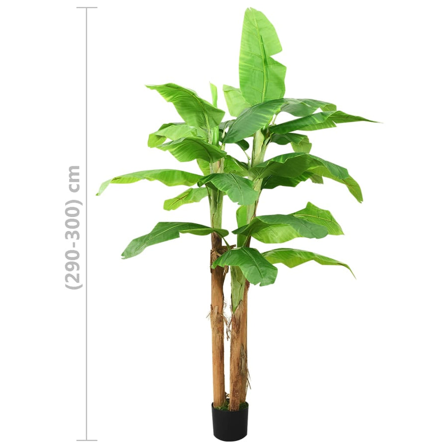 Kunstboom Met Pot Banaan Groen 300 cm