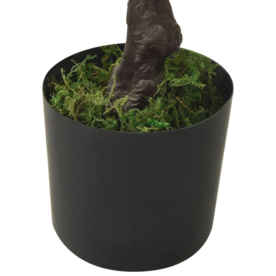 Kunstplant met pot pinus bonsai 60 cm groen 60 cm Donkergroen