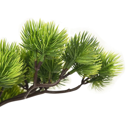 Kunstplant met pot pinus bonsai 60 cm groen