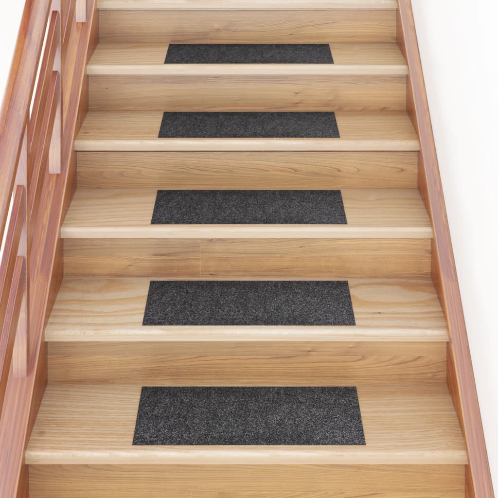 Trapmatten Zelfklevend Rechthoekig 15 60 x 25 cm Grijs
