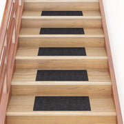 Trapmatten zelfklevend 15 stuks 60x25 cm zwart