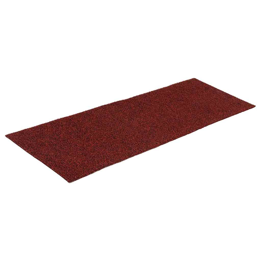 Trapmatten Zelfklevend 15 stuks 60x25 cm Bordeaux Rood Rechthoekig