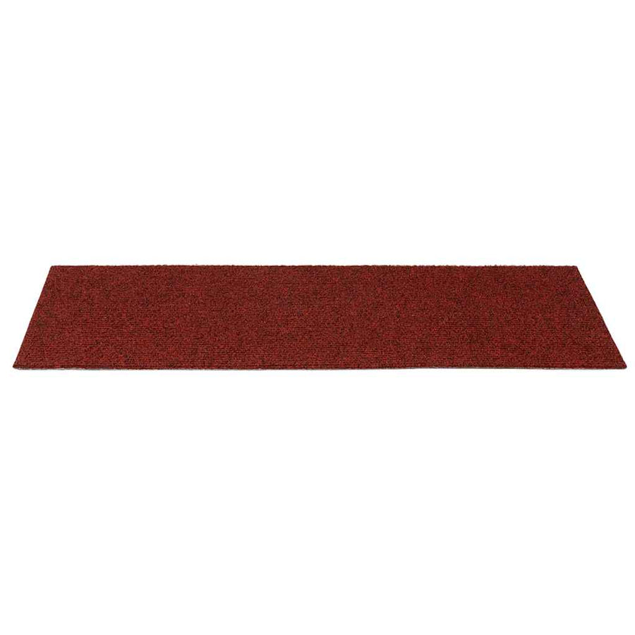Trapmatten Zelfklevend 15 stuks 60x25 cm Bordeaux Rood Rechthoekig