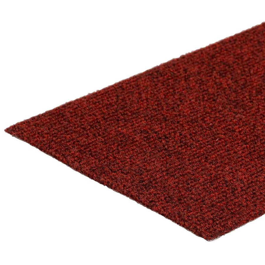Trapmatten Zelfklevend 15 stuks 60x25 cm Bordeaux Rood Rechthoekig