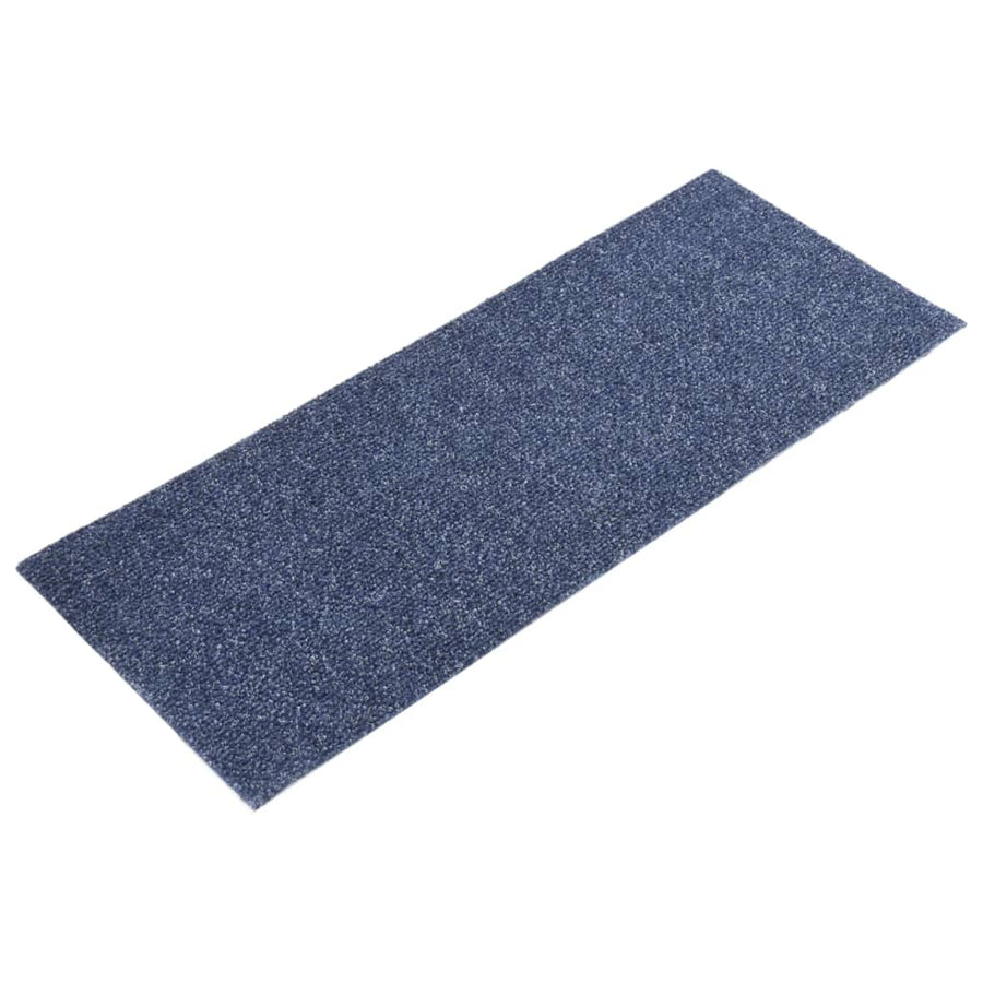 15 St Trapmatten Zelfklevend Rechthoekig 60X25 Cm Grijsblauw 60 x 25 cm grey blue