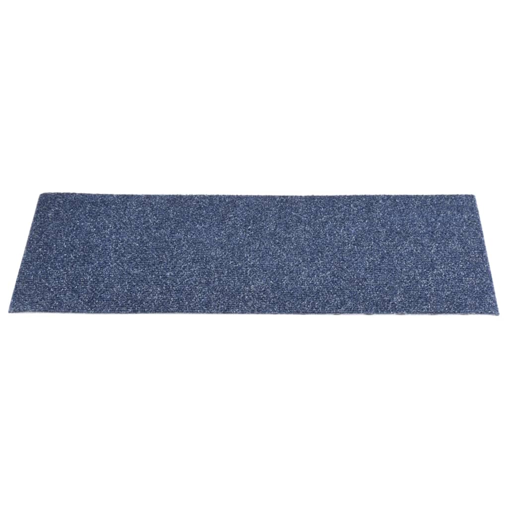 15 St Trapmatten Zelfklevend Rechthoekig 60X25 Cm Grijsblauw 60 x 25 cm grey blue