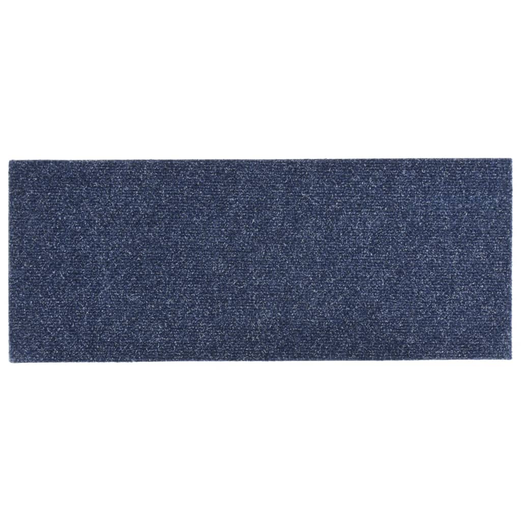 15 St Trapmatten Zelfklevend Rechthoekig 60X25 Cm Grijsblauw 60 x 25 cm grey blue