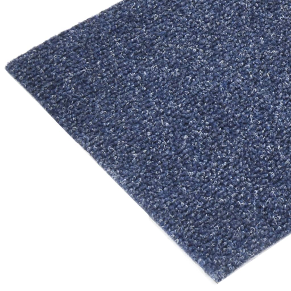 15 St Trapmatten Zelfklevend Rechthoekig 60X25 Cm Grijsblauw 60 x 25 cm grey blue