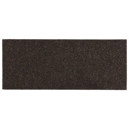 15 St Trapmatten Zelfklevend Rechthoekig 60X25 Cm Donkerbruin 60 x 25 cm