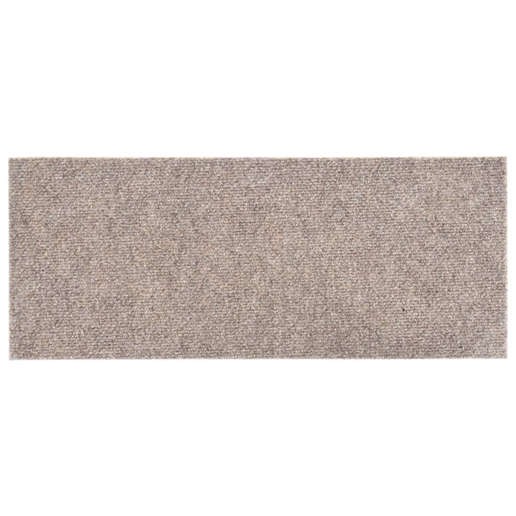 15 St Trapmatten Zelfklevend Rechthoekig 60X25 Cm Crèmekleurig 60 x 25 cm