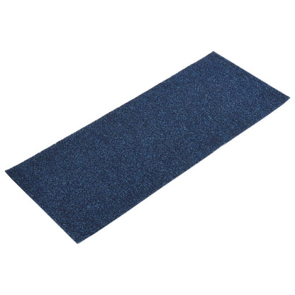 15 St Trapmatten Zelfklevend Rechthoekig 60X25 Cm Blauw 60 x 25 cm