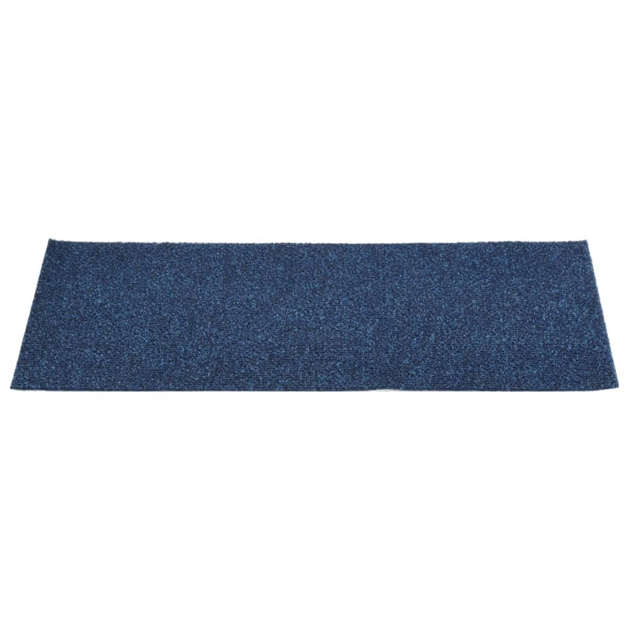 15 St Trapmatten Zelfklevend Rechthoekig 60X25 Cm Blauw 60 x 25 cm