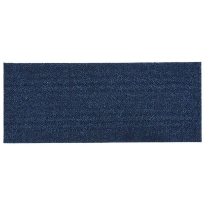 15 St Trapmatten Zelfklevend Rechthoekig 60X25 Cm Blauw 60 x 25 cm