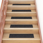 Stair Mats Self-Adhesive 15 pieces 76x20 cm Black Rectangular