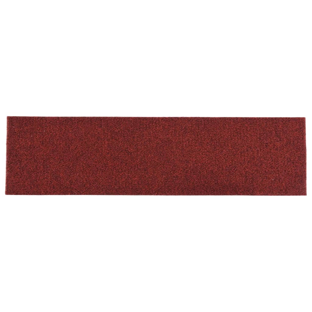 Trapmatten Zelfklevend Rechthoekig 15 76 x 20 cm Rood