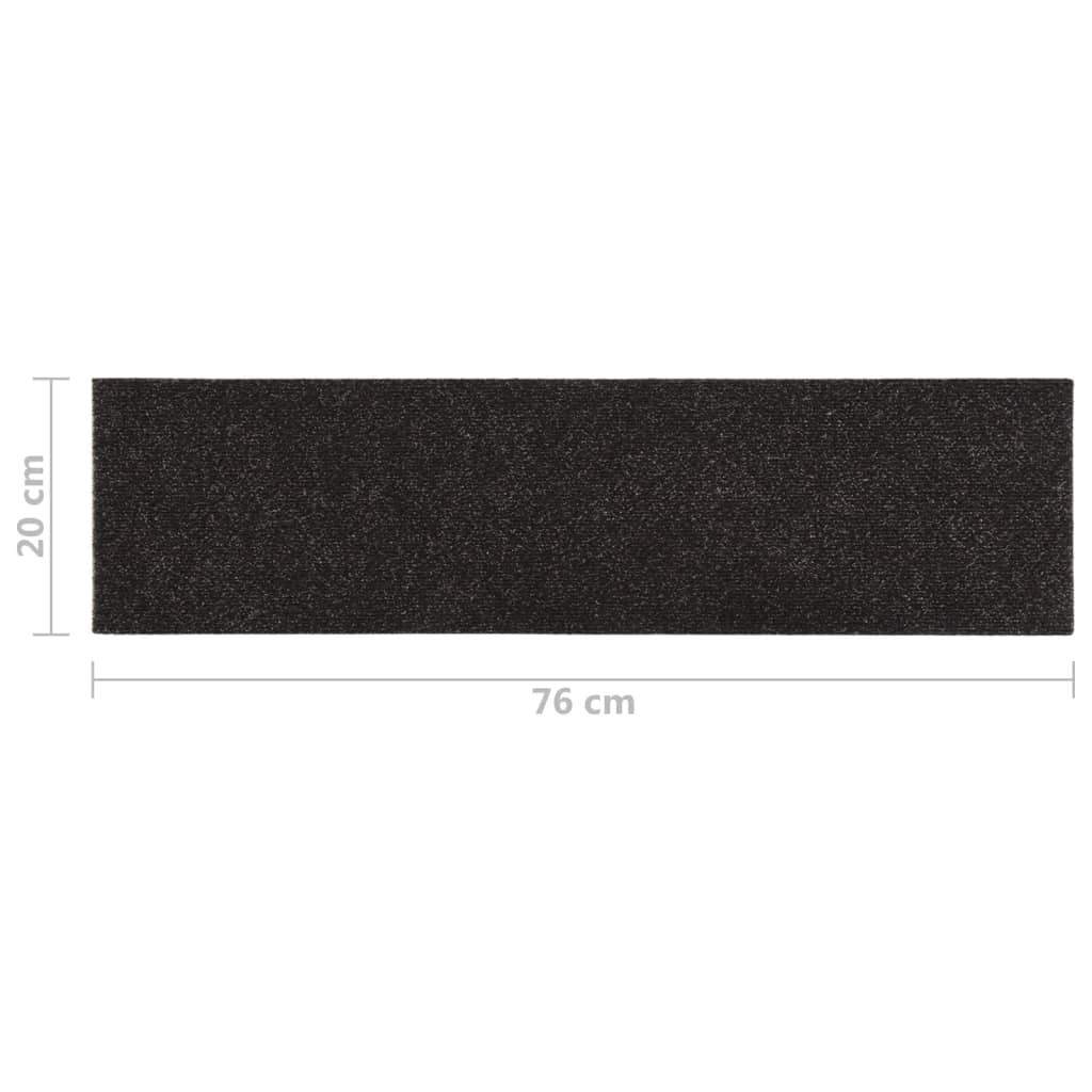Trapmatten Zelfklevend Rechthoekig 15 76 x 20 cm Bruin
