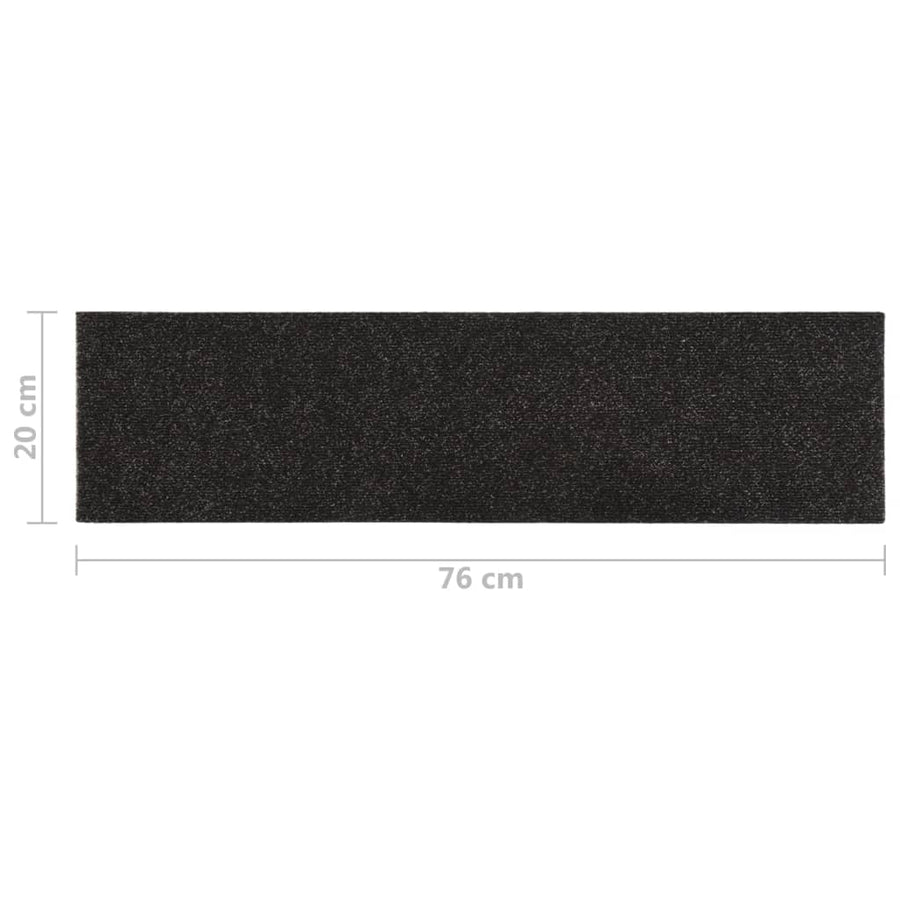 Trapmatten Zelfklevend Rechthoekig 15 76 x 20 cm Bruin
