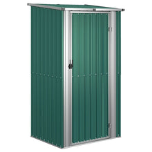Tuinschuur 118,5X97X209,5 Cm Gegalvaniseerd Staal Groen