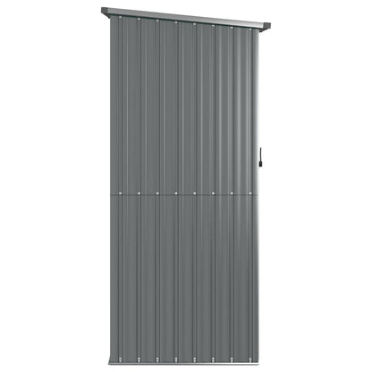 Tuinschuur 118,5X97X209,5 Cm Gegalvaniseerd Staal Grijs