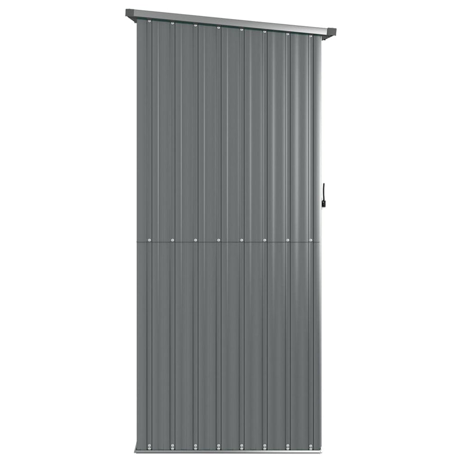 Tuinschuur 118,5X97X209,5 Cm Gegalvaniseerd Staal Grijs