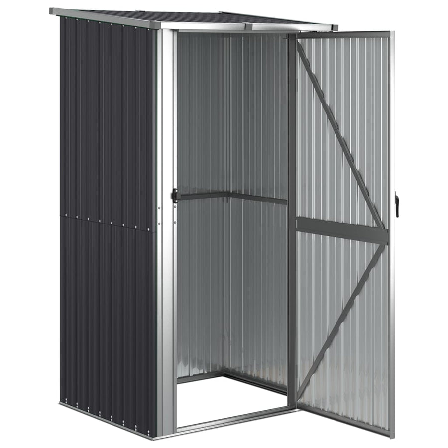 Tuinschuur 118,5X97X209,5 Cm Gegalvaniseerd Staal Antraciet