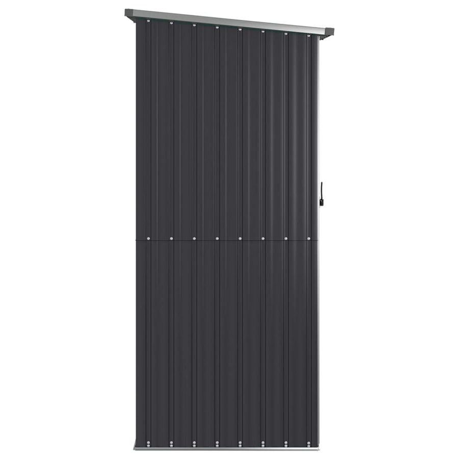 Tuinschuur 118,5X97X209,5 Cm Gegalvaniseerd Staal Antraciet
