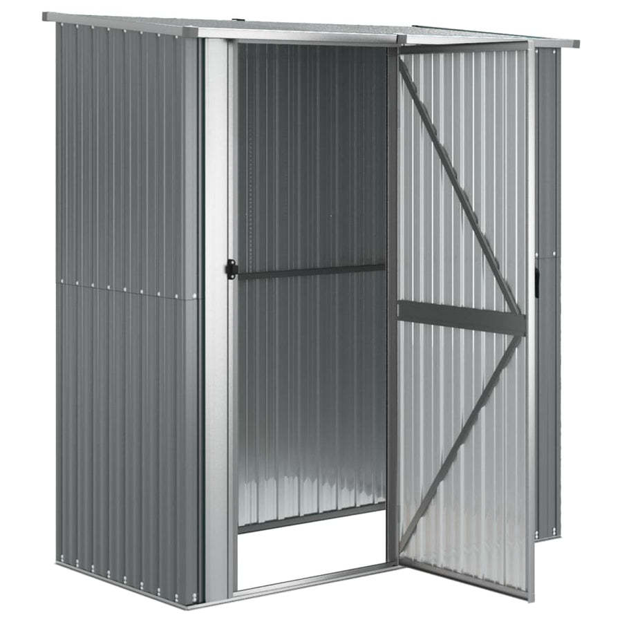 Tuinschuur 180,5X97X209,5 Cm Gegalvaniseerd Staal Grijs