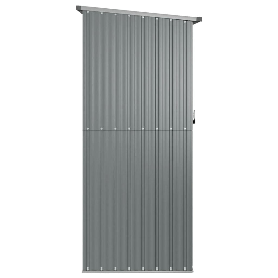 Tuinschuur 180,5X97X209,5 Cm Gegalvaniseerd Staal Grijs