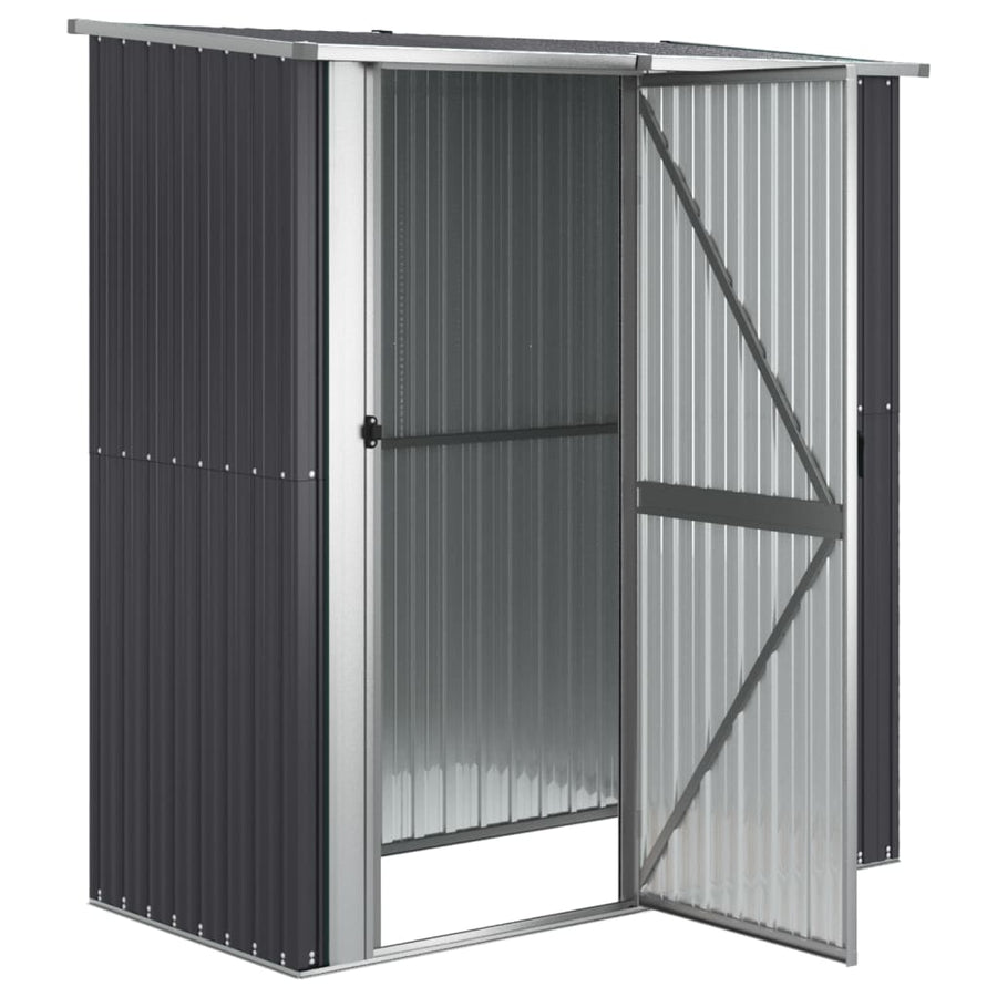 Tuinschuur 180,5X97X209,5 Cm Gegalvaniseerd Staal Antraciet