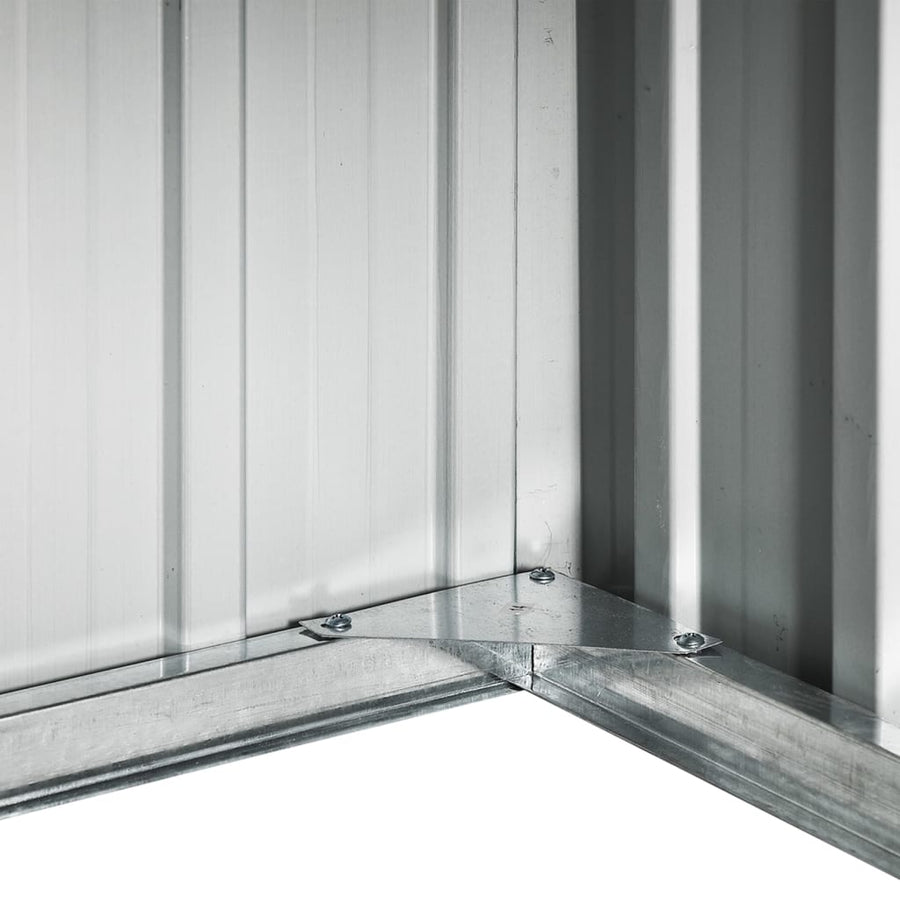 Overkapping Voor Robotmaaier 92X97X63 Cm Staal Kleurig Antraciet