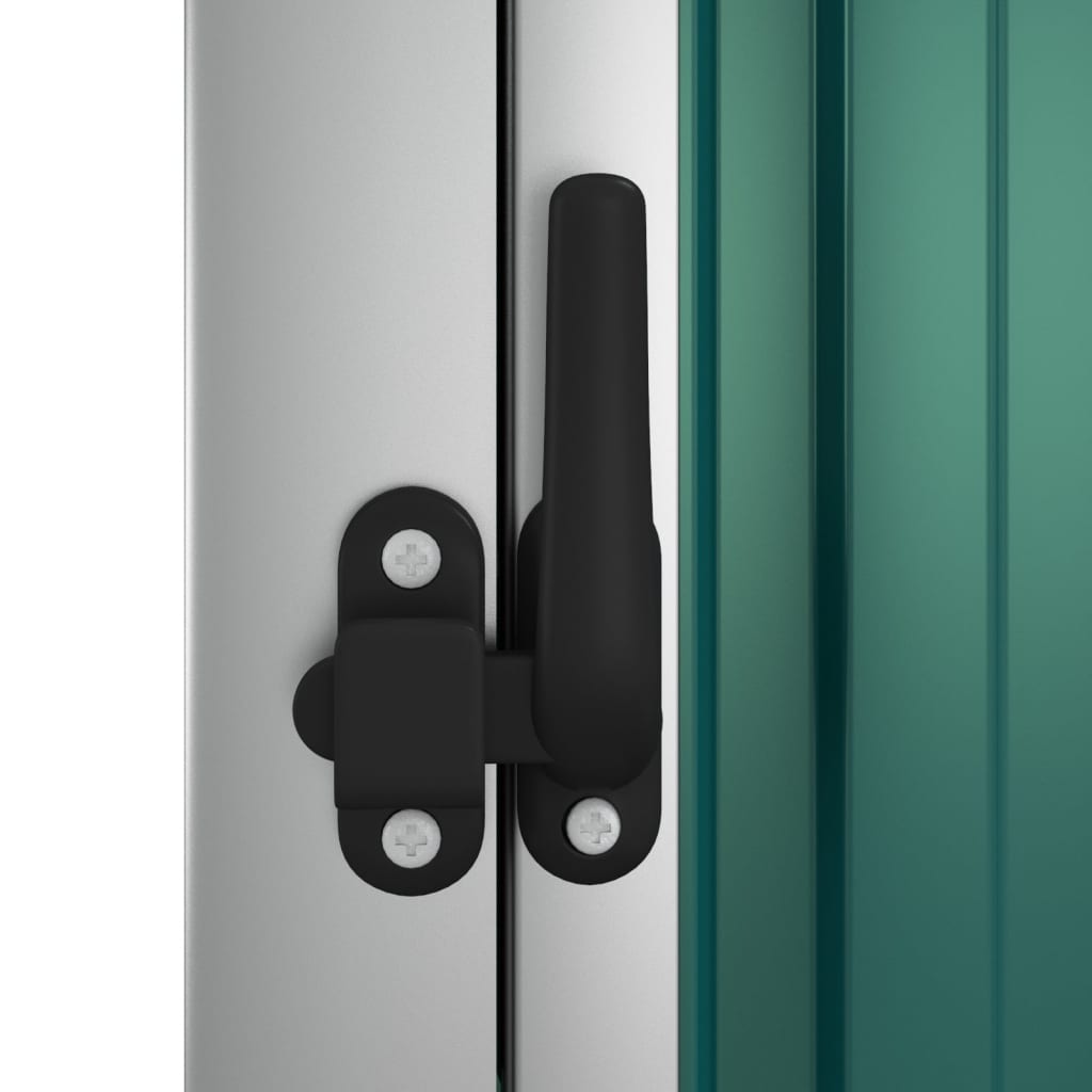 Tuinschuur 88X89X161 Cm Gegalvaniseerd Staal Groen