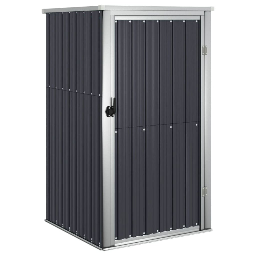 Tuinschuur Gegalvaniseerd Staal Kleurig 88 x 89 x 161 cm Antraciet