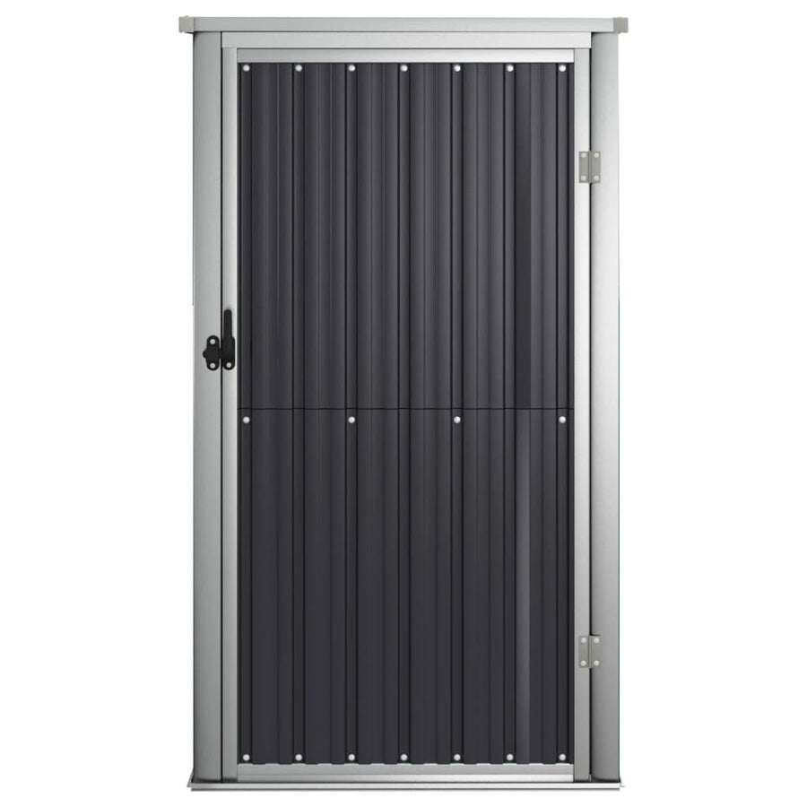 Tuinschuur Gegalvaniseerd Staal Kleurig 88 x 89 x 161 cm Antraciet
