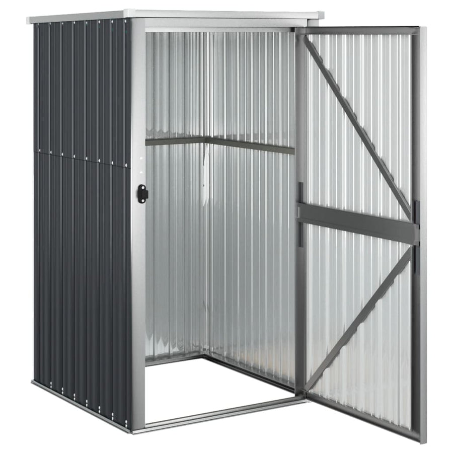 Tuinschuur Gegalvaniseerd Staal Kleurig 88 x 89 x 161 cm Antraciet