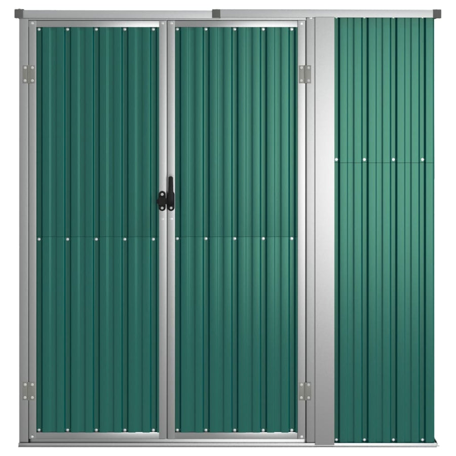 Tuinschuur 161X89X161 Cm Gegalvaniseerd Staal Groen