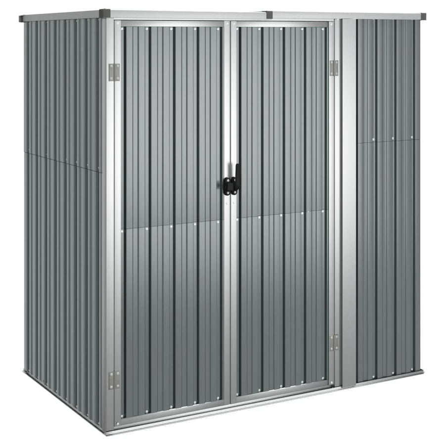 Tuinschuur 161X89X161 Cm Gegalvaniseerd Staal Grijs