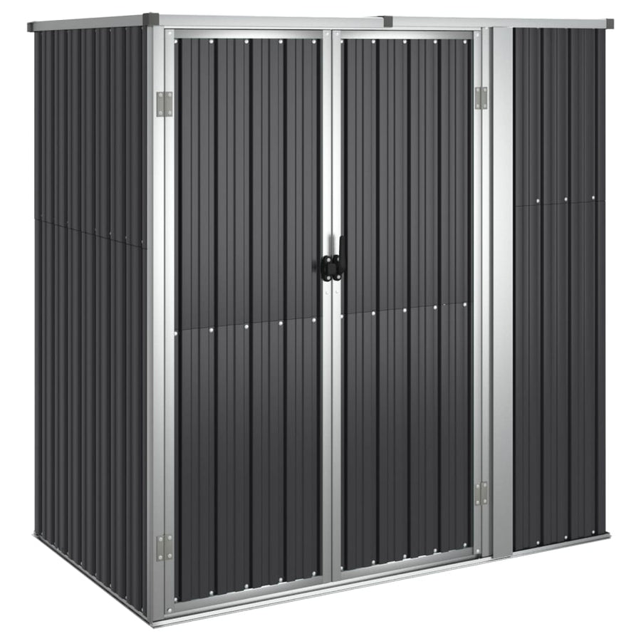 Tuinschuur Gegalvaniseerd Staal Kleurig 161 x 89 x 161 cm Antraciet