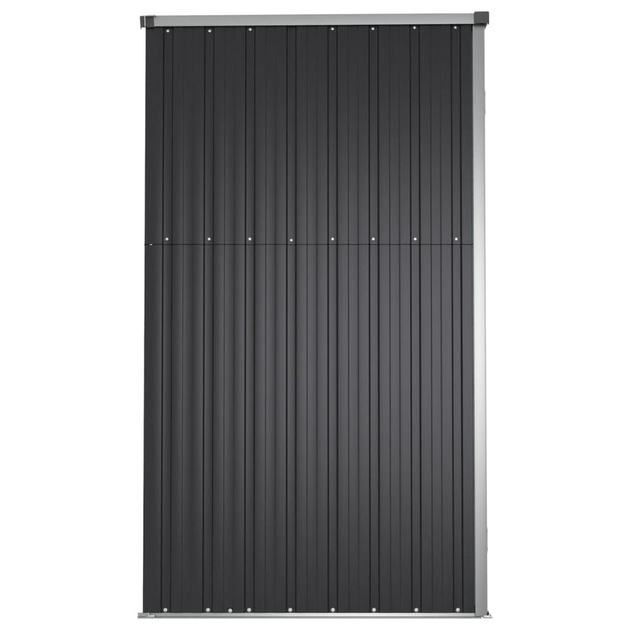 Tuinschuur Gegalvaniseerd Staal Kleurig 161 x 89 x 161 cm Antraciet