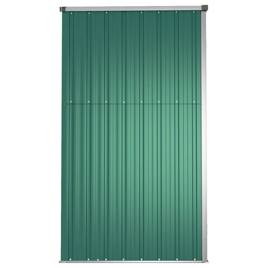 Tuinschuur 225X89X161 Cm Gegalvaniseerd Staal Groen