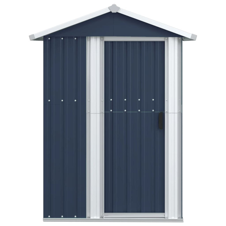 Tuinschuur 126X97,5X177 Cm Gegalvaniseerd Staal Antracietkleur