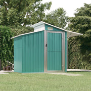 Garden shed 270x130x208.5 cm galvanized steel green