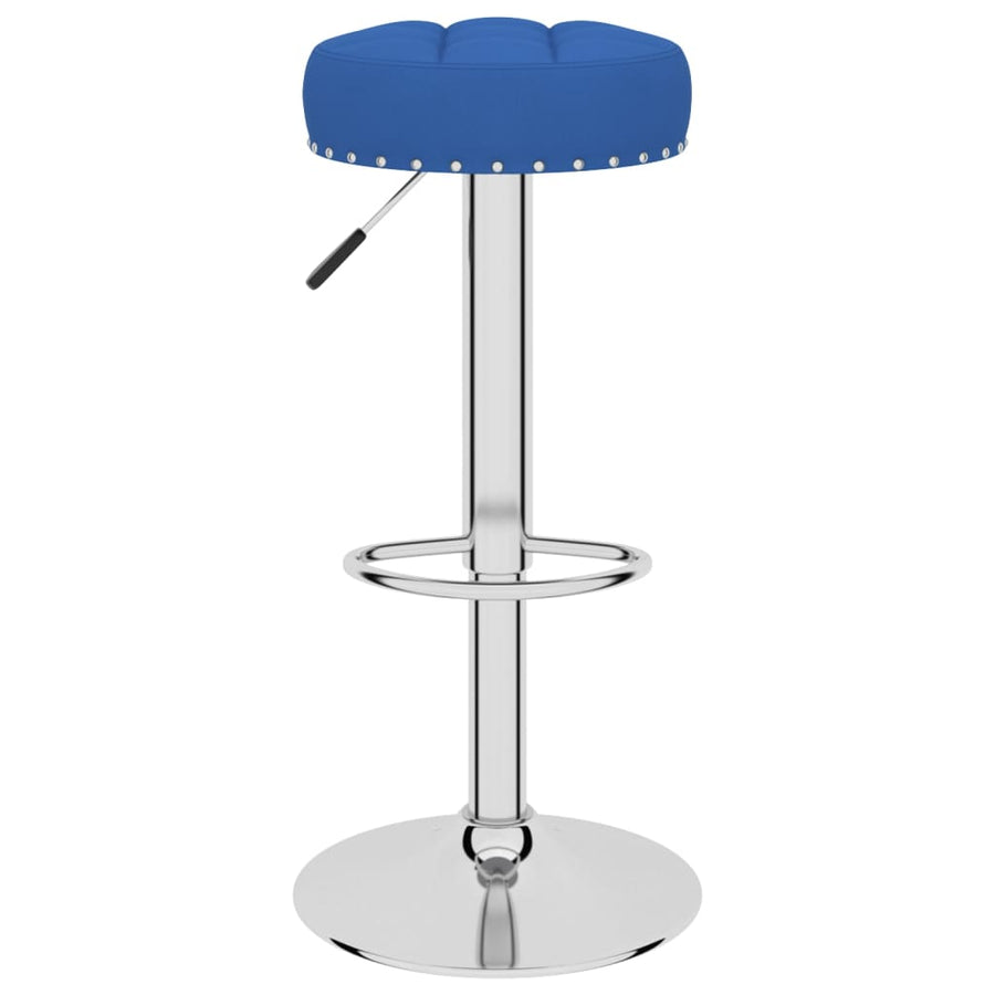Barkrukken 2 st stof blauw