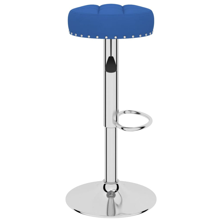Barkrukken 2 st stof blauw