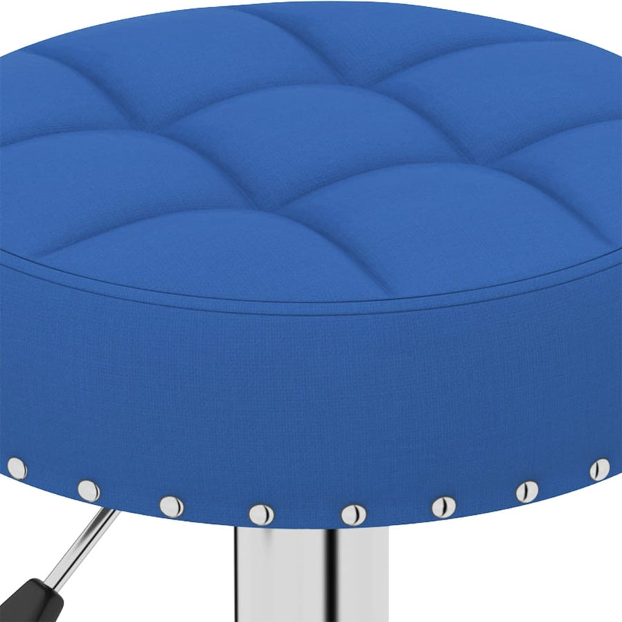 Barkrukken 2 st stof blauw