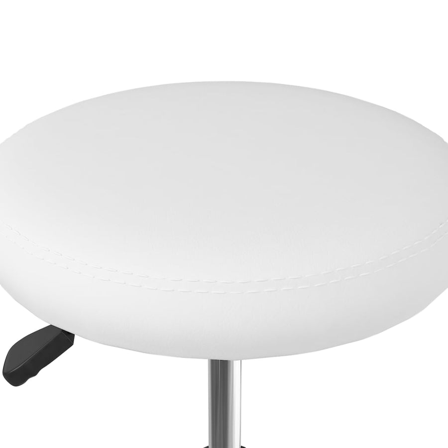 Eetkamerstoelen Kunstleer 2 Wit